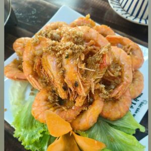 蒜煎虾   GARLIC FRIED SHRIMP     TÔM CHIÊN TỎI