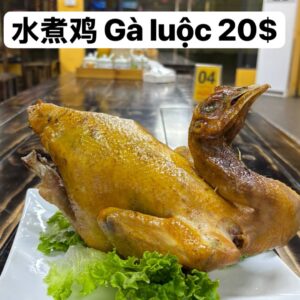 水煮鸡    BOILED CHICKEN     GÀ LUỘC