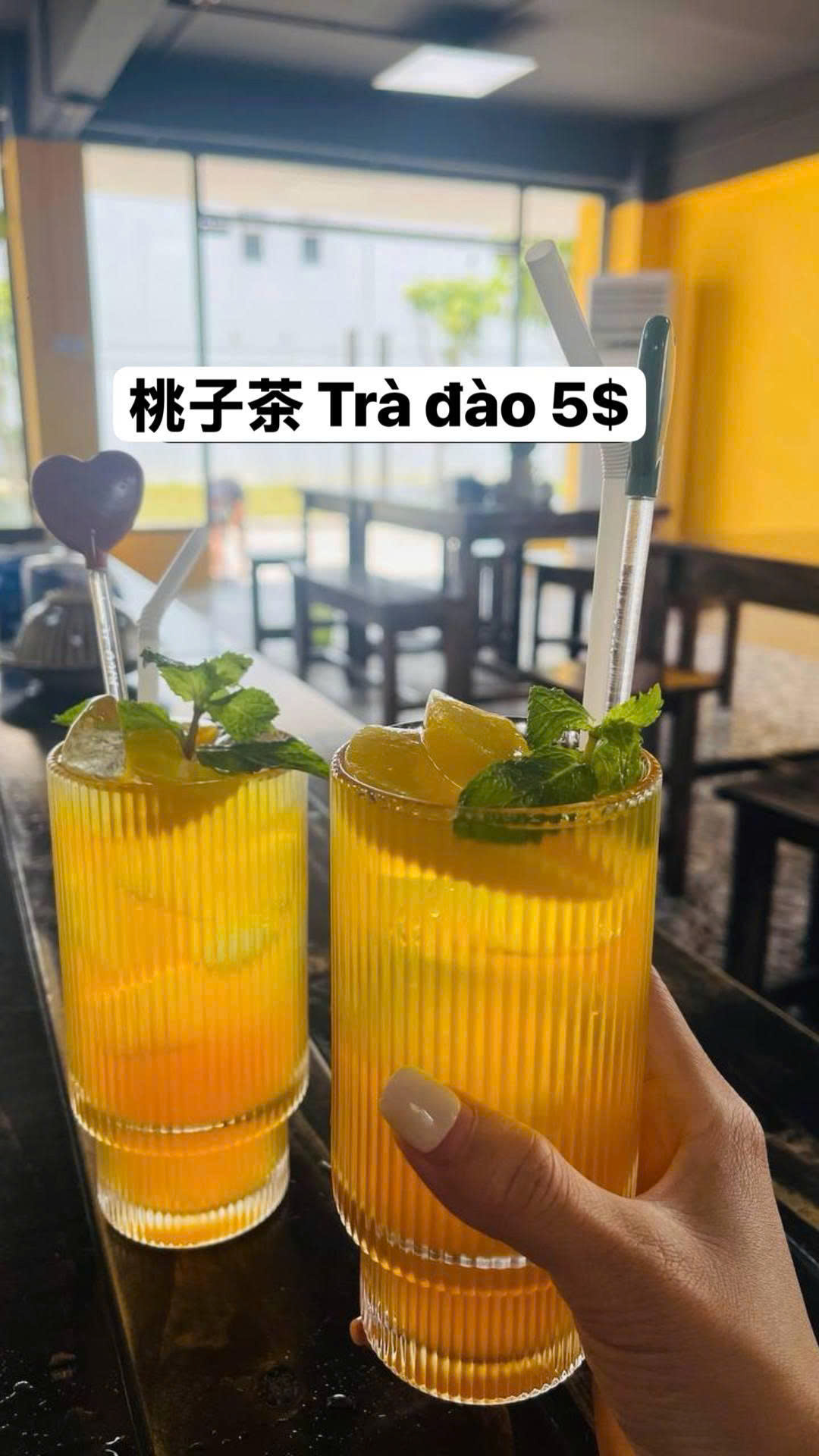 桃茶 PEACH TEA TRÀ ĐÀO