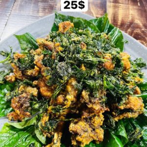 香叶炸牛蛙   BETEL LEAVES FRIED FROG  ẾCH CHIÊN LÁ LỐT