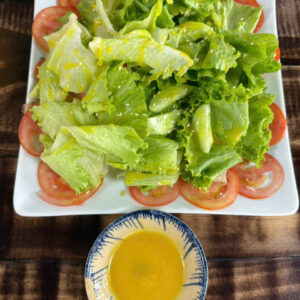 百香果汁拌蔬菜 SALAD WITH PASSION FRUIT DRESSING   SALAD SỐT CHANH LEO