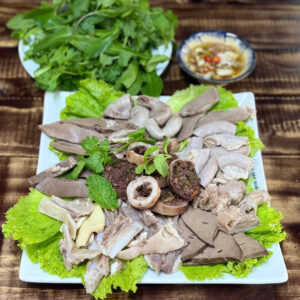 猪杂拼盘  ASSORTED PORK AFFAL PLATTER MẸT LÒNG