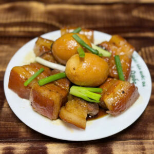 thịt kho 卤肉炖蛋 CHINESE-STYLE BRAISED PORK WITH EGGS THỊT KHO TRỨNG KIỂU HOA